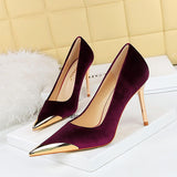 New Material Sandales Talon Femme Steel Toe Trendy Sandals Lady Pumps Shoes Women Heels 2025