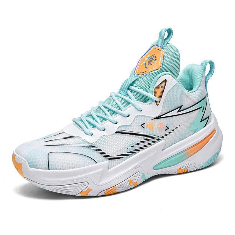 Futuristic Holographic Basketball Sneakers Men Metallic Silver Athletic Shoes Lightweight High Performance Sport Footwear