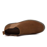 Genuine Leather Top Quality Formal Occasion Dress Shoes Men Chelsea Boots