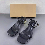 2.5CM Low Shoes Vendor Sandale Pour Femme Summer Fashion Women 2024 Blocked Heels for Ladies