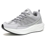 Mens Chunky Cushioned Sole Running Shoes Breathable Mesh Athletic Walking Sneakers Lightweight Comfortable Gym Workout Shoes