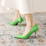 Luxury Designer Mules Style Pointed Cover Toe High Slipper Women Heels 2025