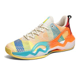 Men Women Lightweight Cushioned Midsole Energy Return Technology Sports Sneakers Jump Support Fatigue Reduction Basketball Shoes