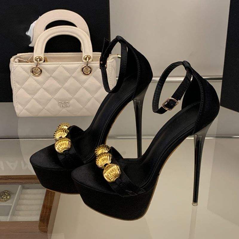 Sapato De Salto Summer New Design Chunky Open Toe Super High Heel Women Platform Heels