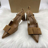 Pointed Toe Bowknot Decoration Block Heel Sandals for Women Quality Comfort Summer Ladies Casual Heel Shoes