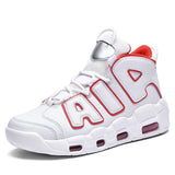 US 13 EU 48 Big Size Brand Logo Custom Professional Men High Top Outdoor Sports Air Cushion Sneakers Leather Basketball Shoes