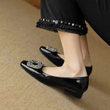 Diamond Outdoor Casual Pointed Closed Toe Dress Sandals Flat Women Shoes