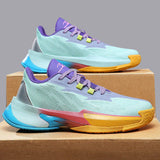 Men Professional Durable Basketball Shoes Enhanced Arch Support Shock Absorption Anti Slip Athletic Sneaker for Outdoor Training