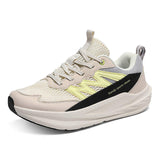 Mens Running Shoes Chunky Thick Platform Sports Sneakers Mesh Walking Footwear Athletic Gym Training Shoes