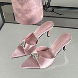 2024 Chaussure Talon Slipper Trendy Sexy Elegant Fashion New Heels for Women