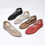 Cute Fashion Sandales Plate Femmes Mesh Women Slides Flat Sandals for Women