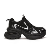 High Quality Women Sneakers 2025 High Heel Sneakers Height Increasing 7 CM Female Casual Chunky Sneakers With Heel Shoes