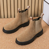 Round Toe Monk Strap Closure Durable Handsome Ankle Men Boots Classic Formal Gentlemen Hot Selling Dress Shoes Other Boots