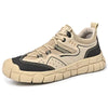 Genuine Leather Mesh Men Hiking SHoes Durable Non Slip Sole Ankle Support Outdoor Shoes for Trail Trekking Adventure