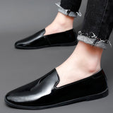 Best Grade Upper Material Genuine Leather Shoes Fashion Slip on Wedding Party Footwear Men Full-Grain Leather Shoes