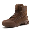 Winter Autumn Men Blank Leather Outdoor Field Training Mountaineering Boots High Top Ankle Hiking Shoes for Man