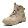 Blank Genuine Cow Suede Leather Sports Outdoor Shoes High Top Winter Hiking Boots for Men