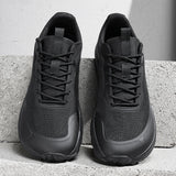 Plus Size US 13 EU 47 Mens Trail Running Shoes All Terrain Hiking Sneakers Breathable Athletic Walking Shoe with Gum Rubber Sole