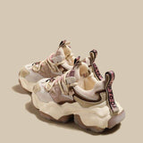 Chaussures De Style Marche New Thick Sole Platform Casual Running Shoe Chunky Women Sneakers
