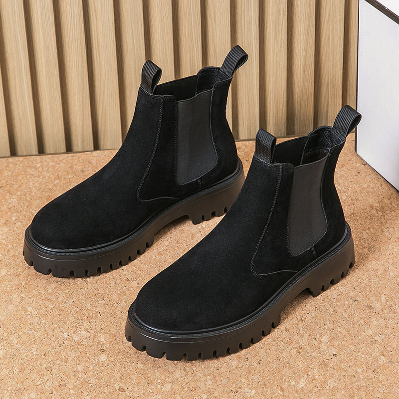 Round Toe Monk Strap Closure Durable Handsome Ankle Men Boots Classic Formal Gentlemen Hot Selling Dress Shoes Other Boots