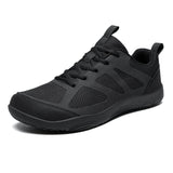 Mesh Running Shoes for Men Wide Toe Box Barefoot Athletic Sneakers with Gum Sole for Gym Training Walking