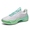 Dark Night Glowing Men Women Breathable Mesh Basketball Shoes with Leopard Print Durable Rubber Outsole for Court Performance
