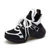 Chaussures Femmes Tendances Hot Pink Shoes Thick Lace Trendy Mujer Sneakers Casual Shoes