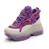 Trendy Chaussures Femmes Thick Sole Running Shoe Chunky Platform Wedges Sneakers for Ladies