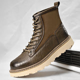 Quality Men Microfiber Leather Ankle Boots Lace up Durable Handsome Classic Design Hot Selling Dress Shoes Other Boots for Men
