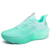 Women's Gradient Chunky Sneakers Lightweight Running Shoes Men High Platform Height Boosting Trainers for Casual Daily Wear