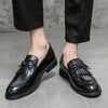 Hot Selling Fashion Slip on Dress Shoes Men Casual Wedding Prom Footwear Formal Shoes