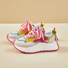 Floral Chaussures Femme Tendance Korean Canvas Casual Shoes Women's Vulcanized Platform Sneakers