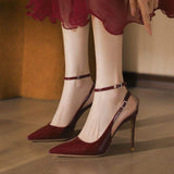 New Designer Chaussure Femme 2026 Slingback Shoes High Heels for Ladies