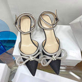 Bling Sequin Material Unique Luxury Pumps Femmes Rhinestone Ladies 2025 Heels for Women