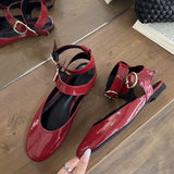 New Arrival Ankle Strap Footwear Cute Fashion Shoes Classical Flat Sandals