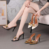 Flower Decorated Sandalias Femeninas Casual Open Toe Sandals Women Heels