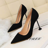 Talons Slipper Office Pumps Formal Dress Shoes Sexy BIgtree Women Heels