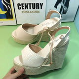 Comfortable Sexy Ladies Big Feet Platform Wedge Sandals for Female