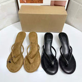 Best Selling Sandali Tacchi Stiletto 3CM Low Mules Toe Ring Summer Sandal Heels for Ladies Thin Heels