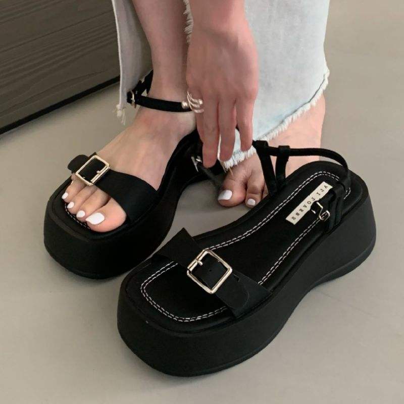 Female Casual Chaussure Femme Sandale Open Toe Thick Sole Summer Platform Sandals for Women