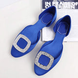 Polka Dot Trendy Pumps Fashion Elegant Slingback Style Official Shoes Women's Flats