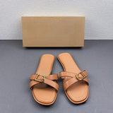 Muti Color Design Sandalias Mujer Women Pour Femmes Flat Sandals for Ladies