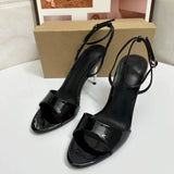 Women's High Heeled Sandals Elegant Socialite-Inspired - Pointed-Toe Ankle-Strap Casual Summer Sexy Ladies Pumps