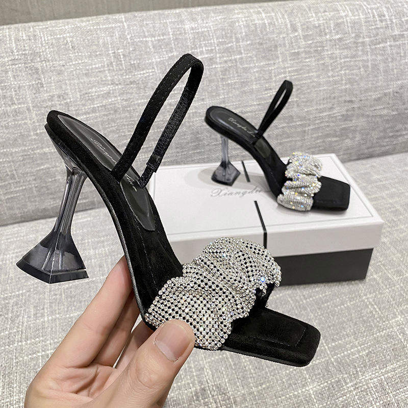 China Manufacturer Mules Babouche Femme Kitten High Slippers 2025 Heels for Ladies Shoes