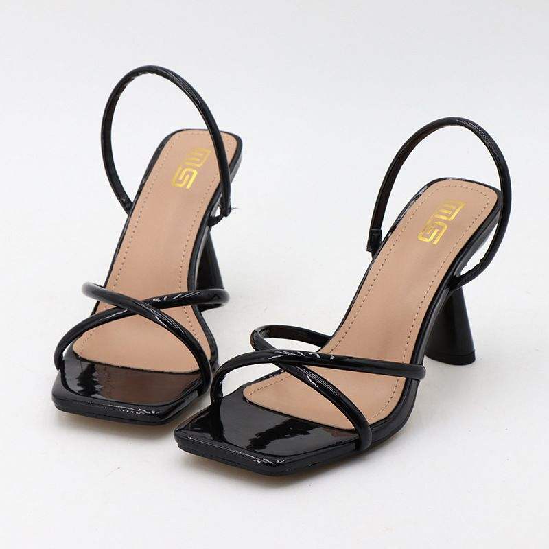Talons Hauts TKA Dropshipping Square Toe Slinback Stilettos Ladies Heels Shoes