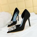 New Style Chaussures De Dames Spiked Stiletto Pointed Toe Shoes 2025 Office Heels Women's Pumps