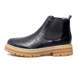Big Size 38-48 Men Leather Shoes Classy Designers Fashion Height Increasing Thick Sole Men Ankle Winter Boots