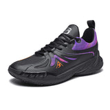 Gym Training Mens Basketball Shoes Galaxy Nebula Pattern Durable High Traction Low Cut High Performance Athletic Court Sneakers