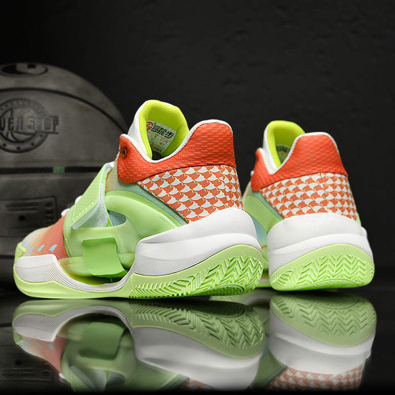 Brand Logo Custom Professional Men Hook and Loop Outdoor Sports Sneakers Luminous Blank Design Breathable Women Basketball Shoes