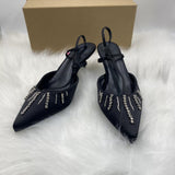 New Arrival Pointed-Toe Stiletto Heels - Elegant Slimming Closed-Toe Back-Strap Women's Heeled Sandals